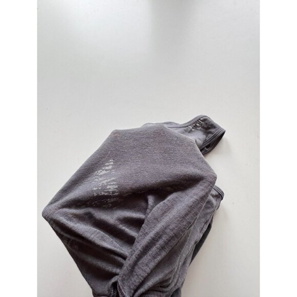 LULULEMON Breeze Through Nebula Grey Burnout Jersey Cropped Twist Tank, Size S - Picture 11 of 12